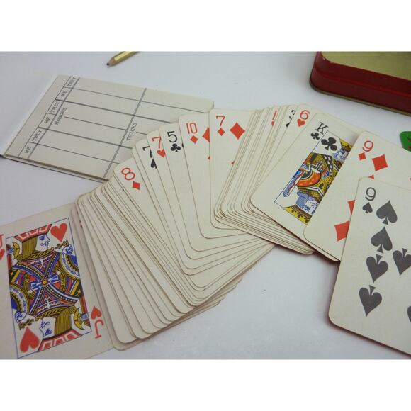 Coca Cola Collectible vintage tin with playing cards - Picture 5 of 5